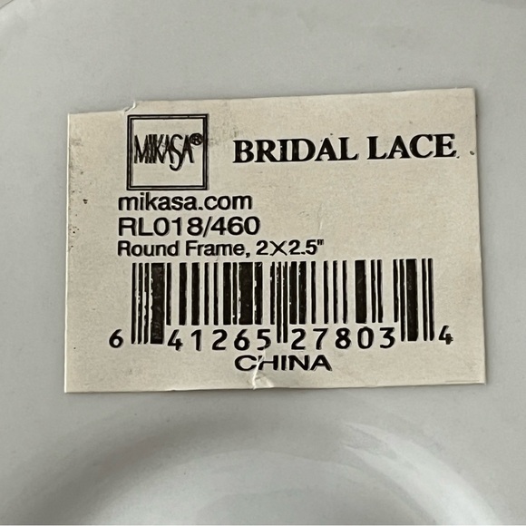 Mikasa Bridal Lace set of 3 small frames - Picture 5 of 15